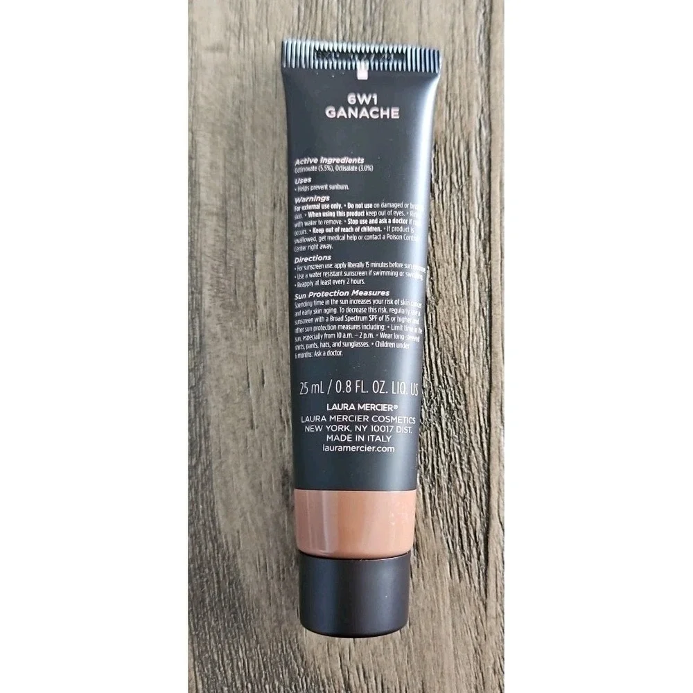 2X Laura Mercier Tinted Moisturizer Oil Free 25ml SPF 20 In 6W1 Ganache SEALED - Picture 3 of 4